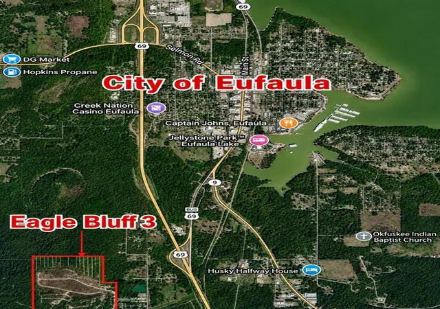 Photo 3 of Land for sale at 57 Eagle Blf Dr, Eufaula, OK 74432 | MLS# 1253159 | Listing updated on 2026-10-10