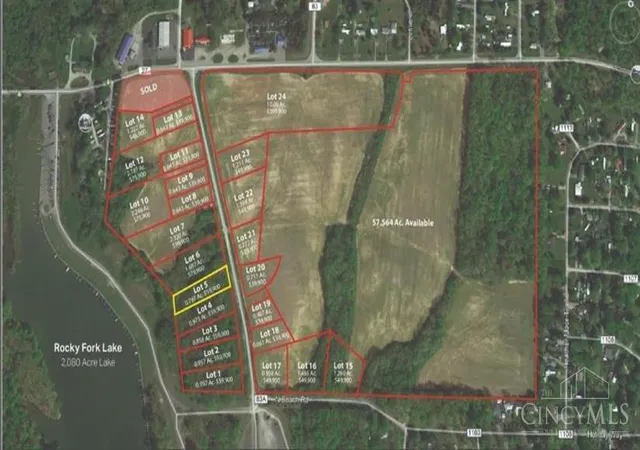 Photo 3 of Land for sale at 5  Lot North Shore Dr, Hillsboro, OH 45133 | MLS# 1749161 | Listing updated on 2026-08-24