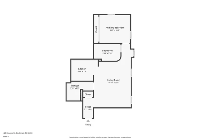 Homes for sale in Cincinnati, OH | 427 Hopkins St #5, Cincinnati, OH 45203 | MLS# 1877775