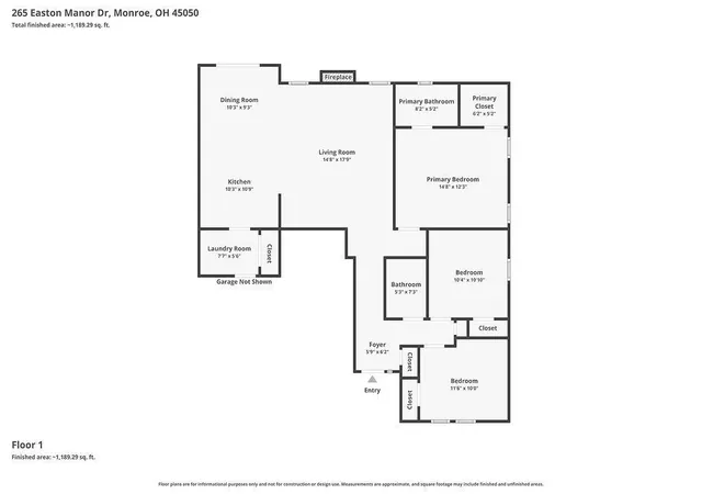 Homes for sale in Monroe, OH | 265 Easton Manor Dr, Monroe, OH 45050 | MLS# 1882363