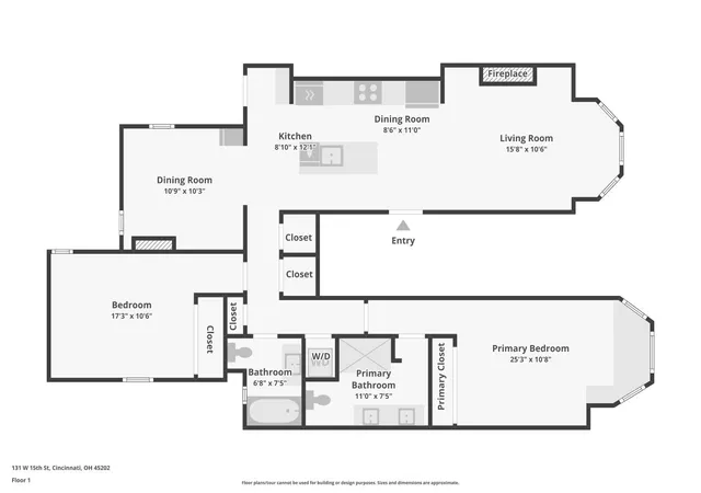 Homes for sale in Cincinnati, OH | 131 W Fifteenth St #2B, Cincinnati, OH 45202 | MLS# 1883541