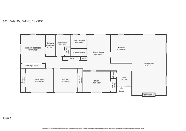 Homes for sale in Oxford, OH | 1001 Cedar Dr, Oxford, OH 45056 | MLS# 1883776