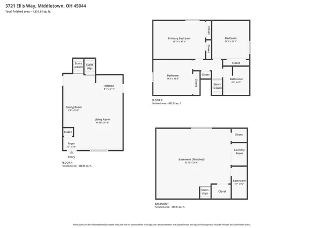 Homes for sale in Middletown, OH | 3721 Ellis, Middletown, OH 45044 | MLS# 1884467