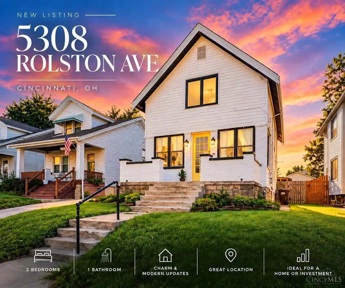 Single family home for sale at 5308 Rolston Ave, Norwood, OH 45212 | MLS# 1897452