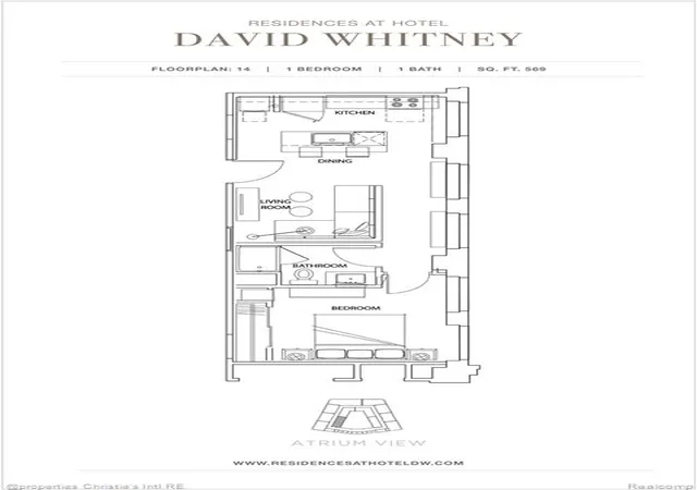 Homes for sale in Detroit, MI | 1 Park Ave #1614, Detroit, MI 48226 | MLS# 60959771