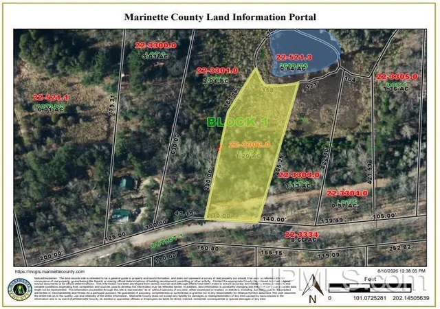 Photo 1 of Land for sale at 124 Acres Steffen Ln, Pembine, WI 54156 | MLS# 50218162 | Listing updated on 2026-08-13