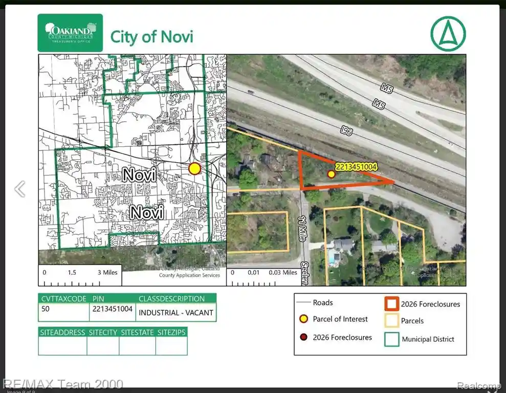 Photo 1 of Land for sale at 40304 W 11 Mile Rd, Novi, MI 48375 | MLS# 61024540 | Listing updated on 2026-10-14