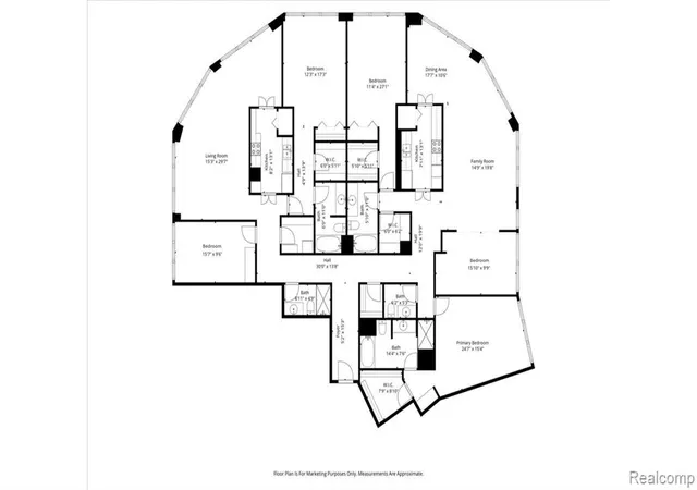 Listing Photo 1 - Condo for sale in building located at 5000 Town Ctr, Southfield, MI 48075 - Unit #3303-3304