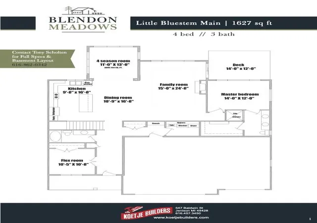 27th image of 5134 Blendon Meadow Cir #42, Hudsonville, MI 49426 | MLS# 70487833