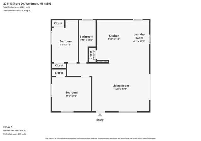 Homes for sale in Weidman, MI | 3741 E Shore Dr, Weidman, MI 48893 | MLS# 70539900