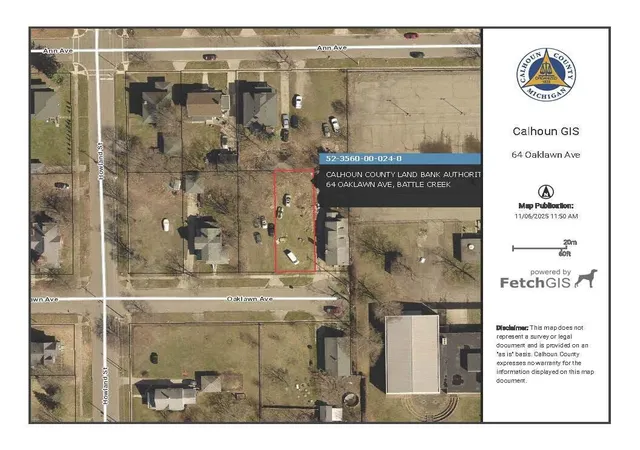 Photo 1 of Land for sale at 64 Oaklawn Ave, Battle Creek, MI 49037 | MLS# 70505083 | Listing updated on 2026-08-10