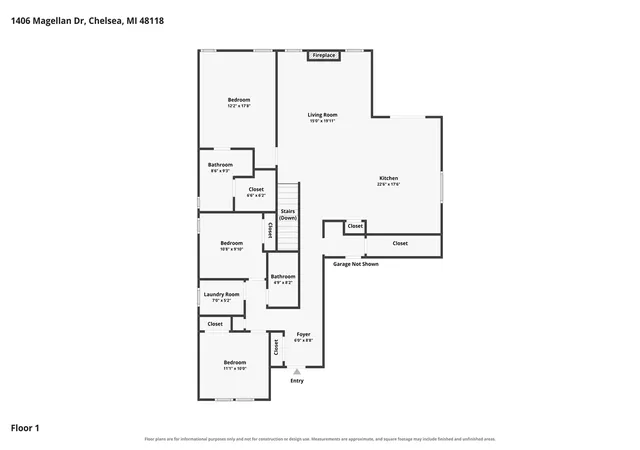 74th image of 1406 Magellan Dr, Chelsea, MI 48118 | MLS# 70554352