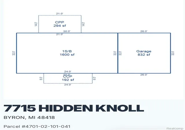 Photo 30 of Single family home for sale at 7715 Hidden Knoll Ct, Byron, MI 48418 | MLS# 61020075 | Listing updated on 2026-08-24