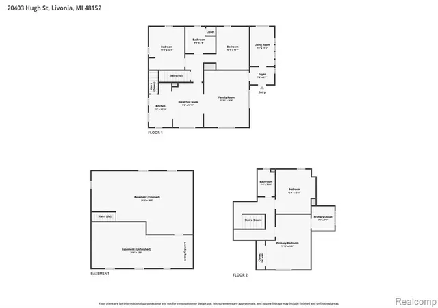 Photo 47 of Single family home for sale at 20403 Hugh St, Livonia, MI 48152 1846 | MLS# 61025017 | Listing updated on 2026-08-28