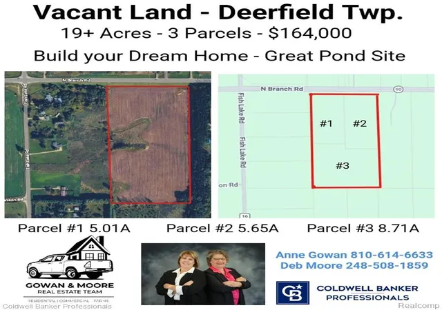 Photo 3 of Land for sale at Vl N Branch Rd, North Branch, MI 48461 | MLS# 61018760 | Listing updated on 2026-08-06