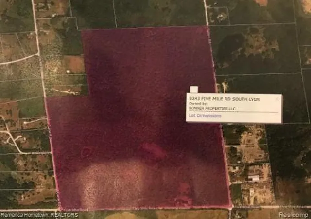 Photo 1 of Land for sale at 9343 Five Mile Rd, Northville, MI 48168 | MLS# 21637447 | Listing updated on 2026-05-20