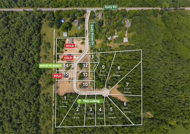 Photo 2 of Land for sale at 2 Gady Pines Dr, Adrian, MI 49221 | MLS# 70552719 | Listing updated on 2026-08-16