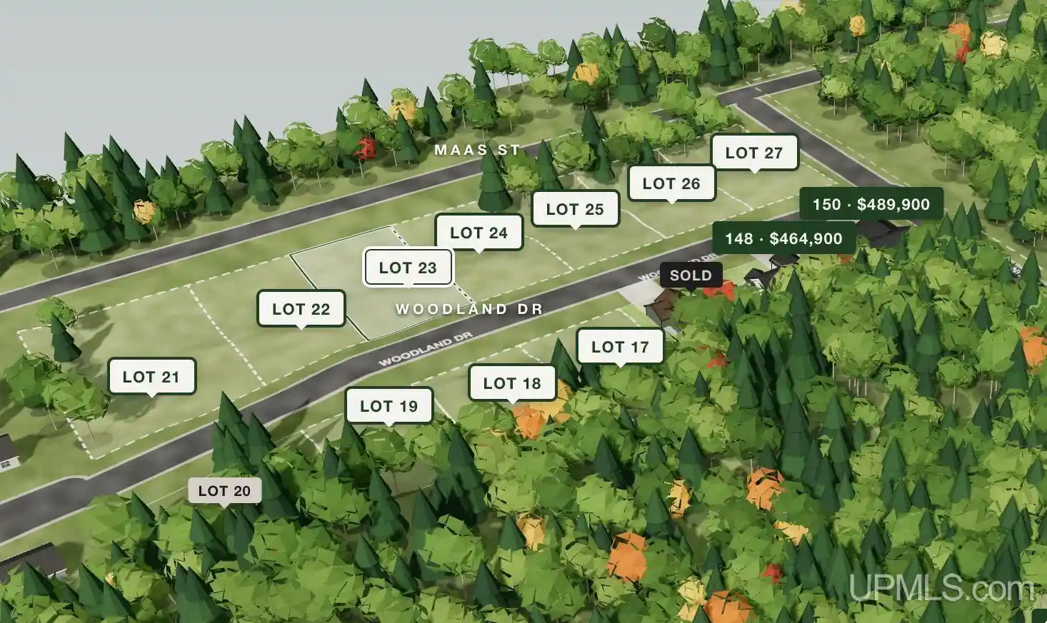 Land for sale at 145 Woodland Dr, Negaunee, MI 49866 | MLS# 50225056
