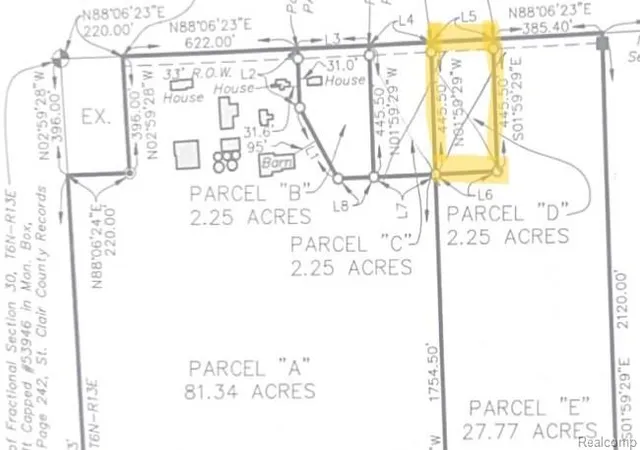 Homes for sale in Allenton, MI | 0 Parcel "d" Almont, Allenton, MI 48002 | MLS# 60987827