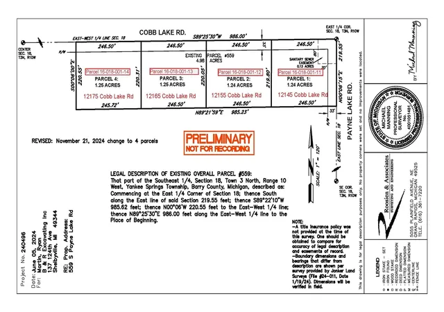 Photo 1 of Land for sale at 12175 Cobb Lake Rd, Wayland, MI 49348 | MLS# 70549589 | Listing updated on 2026-08-01