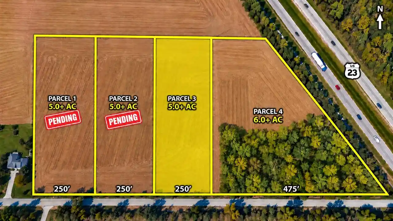 Land for sale at 6000 Blk Lot 3 Yankee Rd, Ottawa Lake, MI 49267 | MLS# 70564015