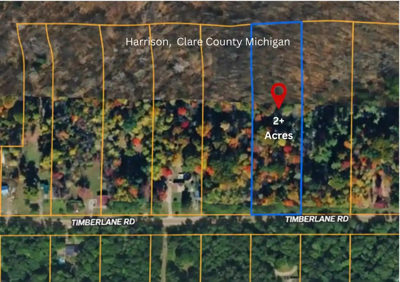 Photo 1 of Land for sale at 3309 Timberlane Rd, Harrison, MI 48625 | MLS# 70566358 | Listing updated on 2026-10-24