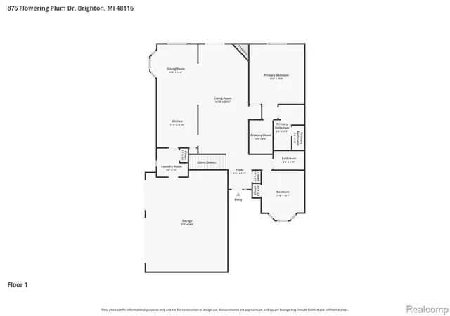 Homes for sale in Brighton, MI | 876 Flowering Plum Dr, Brighton, MI 48116 | MLS# 61009405