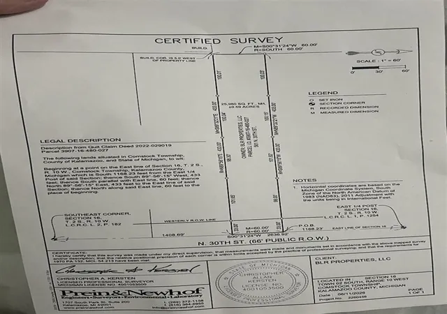 Photo 2 of Land for sale at 561 N 30th Street, Galesburg, MI 49053 | MLS# 70542256 | Listing updated on 2026-07-29