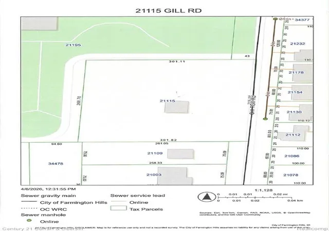 Photo 1 of Land for sale at 21115 Gill Rd, Farmington, MI 48335 | MLS# 60999177 | Listing updated on 2026-07-07