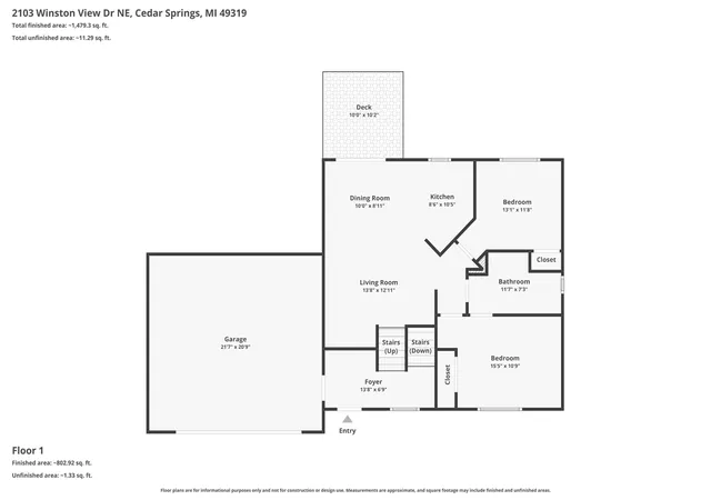 28th image of 2103 Winston View Dr, Cedar Springs, MI 49319 | MLS# 70546046