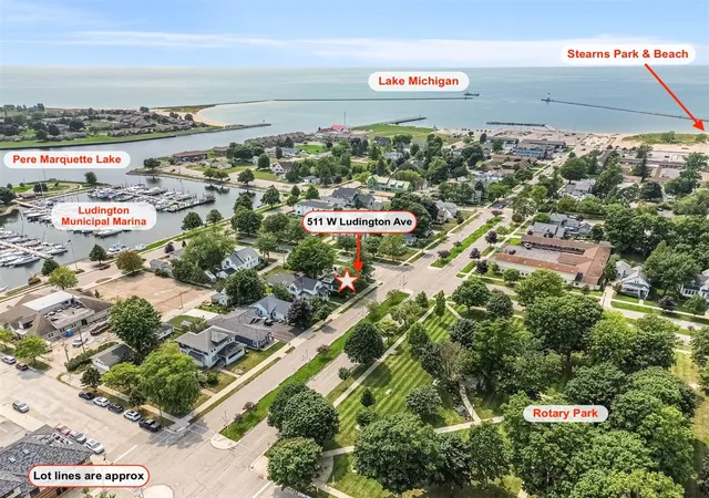 Photo 2 of Single family home for sale at 511 W Ludington Ave, Ludington, MI 49431 | MLS# 70551928 | Listing updated on 2026-08-17