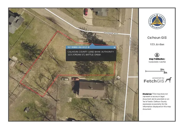 Land for sale at 123 Jordan St, Battle Creek, MI 49037 | MLS# 70508084