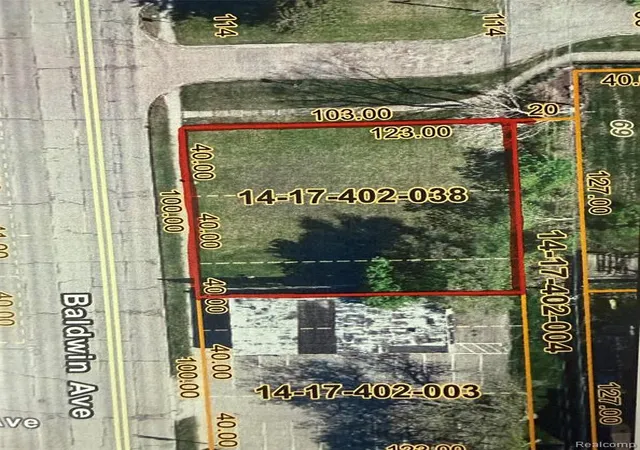 Photo 2 of Land for sale at V/l Baldwin Ave, Pontiac, MI 48340 | MLS# 61020115 | Listing updated on 2026-08-13