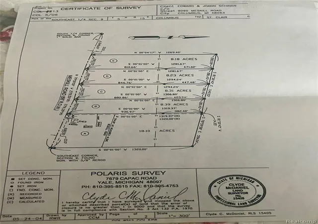 Photo 3 of Land for sale at 00 000 Meskill Rd, Columbus, MI 48063 | MLS# 60938799 | Listing updated on 2026-07-22