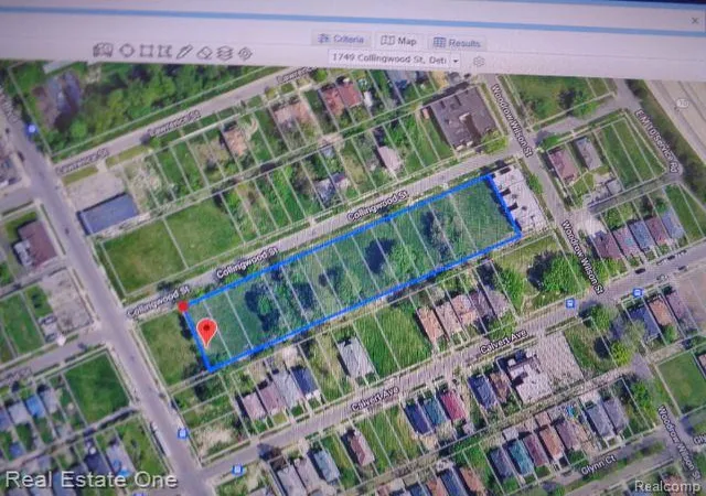 Photo 1 of Land for sale at 1749 Collingwood St, Detroit, MI 48206 | MLS# 60300664 | Listing updated on 2025-12-22