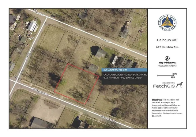 Photo 1 of Land for sale at 612 Hamblin Ave, Battle Creek, MI 49037 | MLS# 70502261 | Listing updated on 2026-08-05