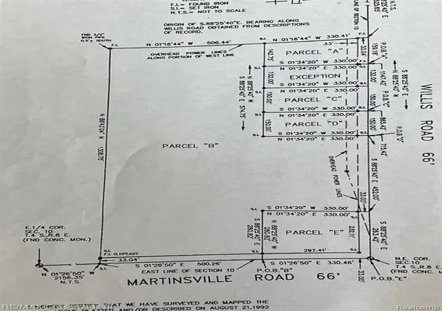 Photo 1 of Land for sale at 00000 Martinsville Rd, Belleville, MI 48111 | MLS# 60058844 | Listing updated on 2026-07-22