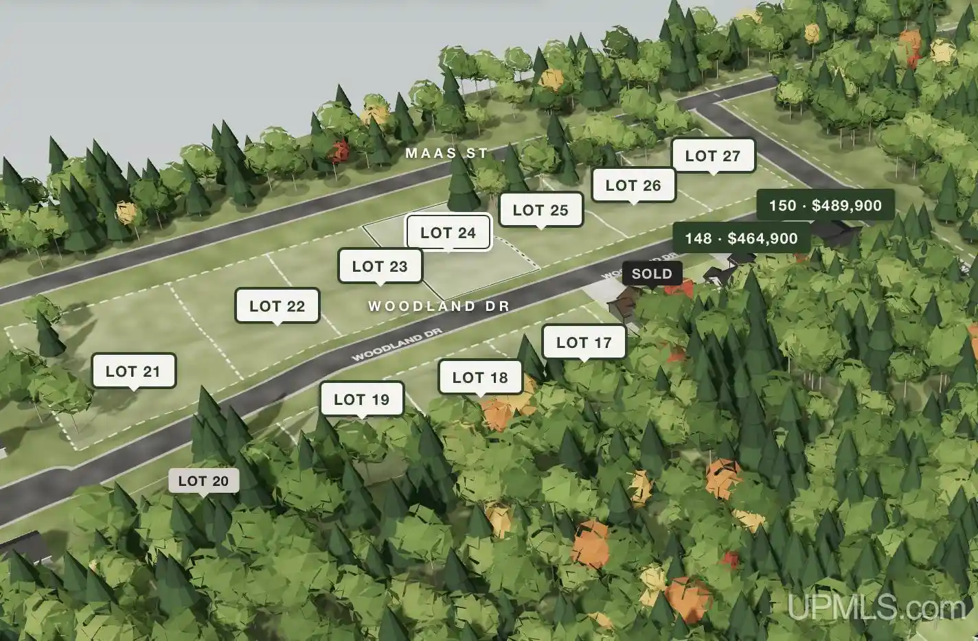 Land for sale at 147 Woodland Dr, Negaunee, MI 49866 | MLS# 50225057