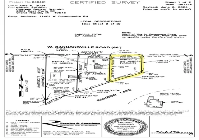 2nd image of Vl W Cannonsville Rd, Trufant, MI 49347 | MLS# 70508308