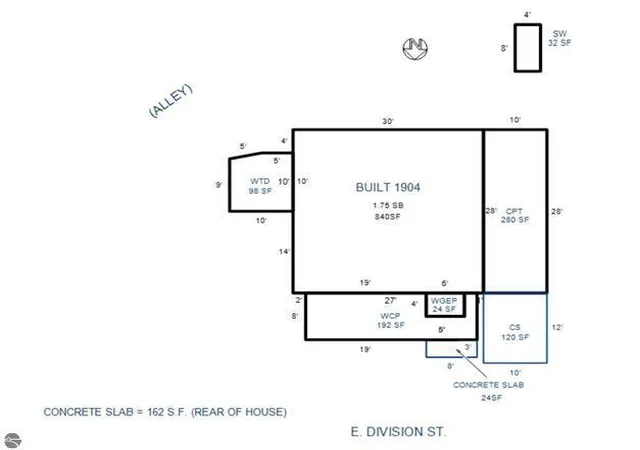 Homes for sale in Cadillac, MI | 506 E Division St, Cadillac, MI 49601 | MLS# 70516608