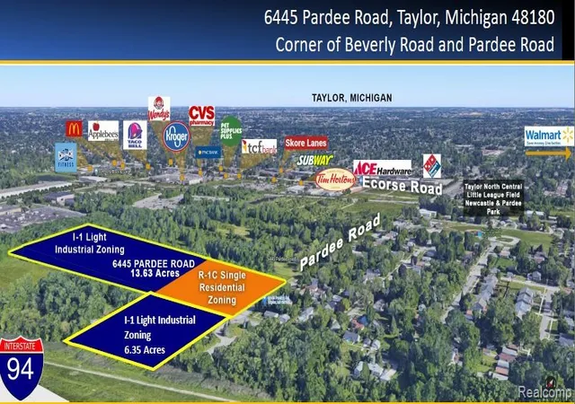 Photo 1 of Land for sale at 6445 Pardee Rd, Taylor, MI 48180 | MLS# 60950796 | Listing updated on 2026-07-15