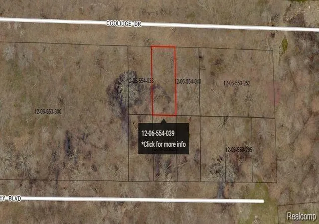 Photo 1 of Land for sale at 000 Coolidge Dr, Grand Blanc, MI 48507 | MLS# 60383381 | Listing updated on 2025-06-30