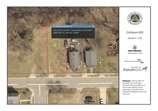 Photo 1 of Land for sale at V/l Seedorf St, Battle Creek, MI 49037 | MLS# 70508095 | Listing updated on 2026-08-10