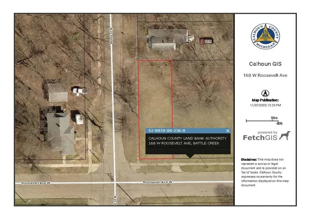 Photo 1 of Land for sale at 168 W Roosevelt Ave, Battle Creek, MI 49037 | MLS# 70505100 | Listing updated on 2026-08-10