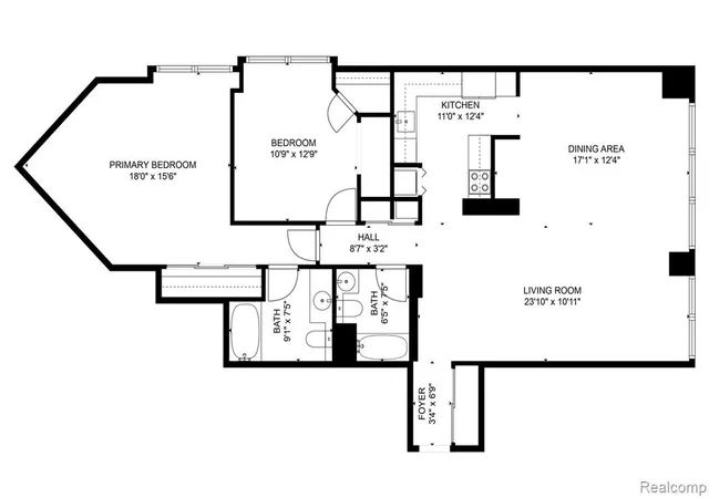 40th image of 1001 W Jefferson #11B, Detroit, MI 48226 4508 | MLS# 60987454