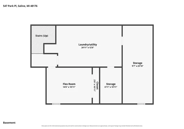 45th image of 547 Park Pl, Saline, MI 48176 | MLS# 70553644