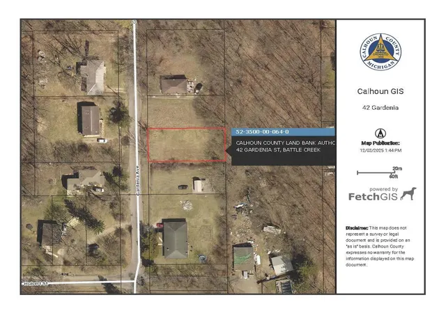 Land for sale at 42 Gardenia St, Battle Creek, MI 49037 | MLS# 70508102