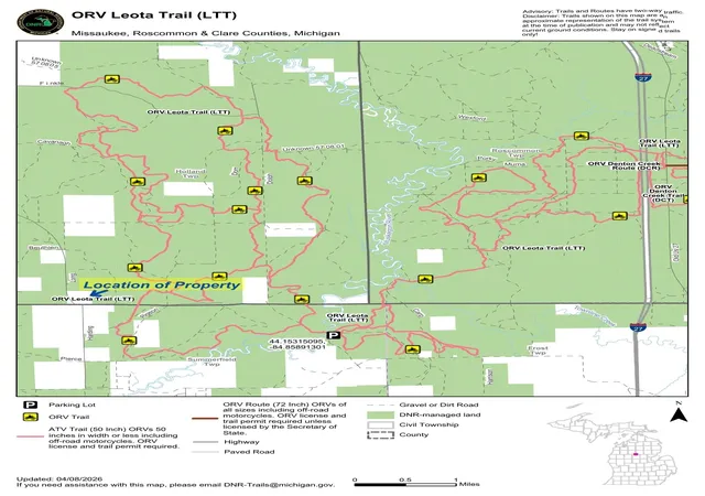 Photo 2 of Land for sale at Tbd Long Rd, Harrison, MI 48625 | MLS# 50206508 | Listing updated on 2026-08-30