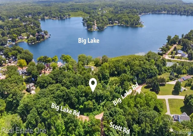Photo 1 of Land for sale at 0000 Big Lake, Davisburg, MI 48350 | MLS# 61011891 | Listing updated on 2026-07-20
