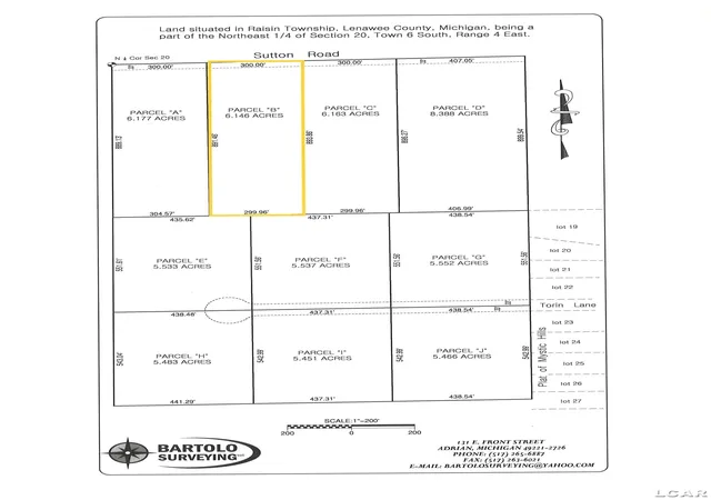 Photo 6 of Land for sale at 2000 Blk Sutton Rd, Adrian, MI 49221 | MLS# 50161202 | Listing updated on 2025-11-17